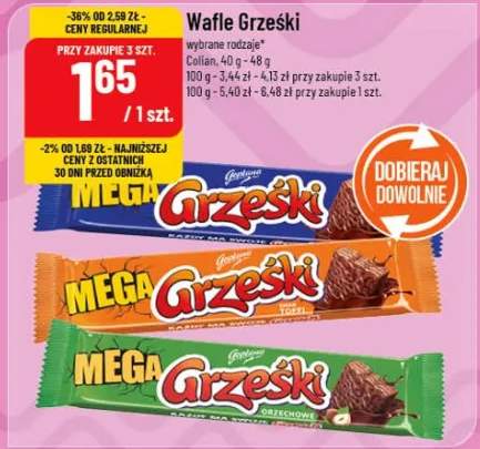 Wafle wybrane rodzaje