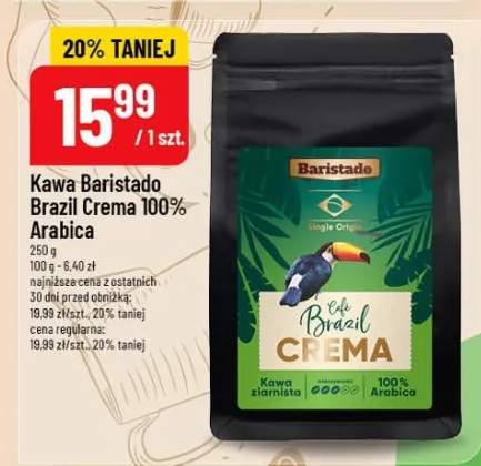 Kawa Brazil Crema 100% Arabica