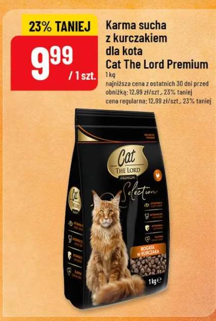 Karma sucha z kurczakiem dla kota