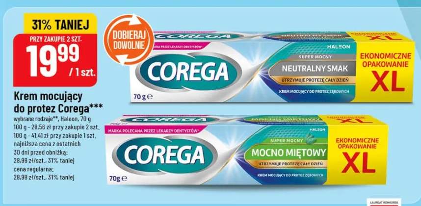 Krem mocujący do protez