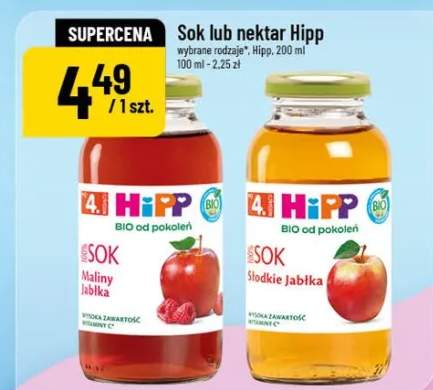 Sok lub nektar różne rodzaje