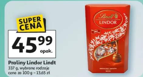 Praliny Lindor Lindt, wybrane rodzaje