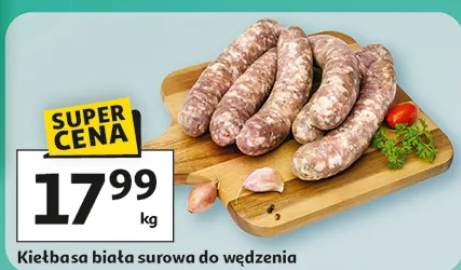 Kiełbasa biała surowa do wędzenia