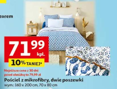 Pościel z mikrofibry, dwie poszewki