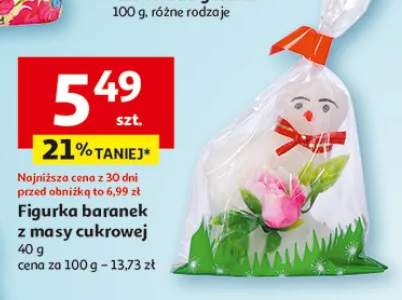 Figurka baranek z masy cukrowej