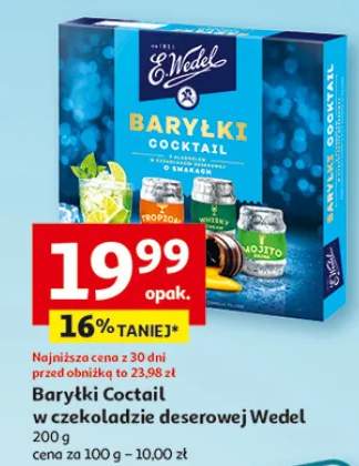 Barylki Cocktail w czekoladzie deserowej