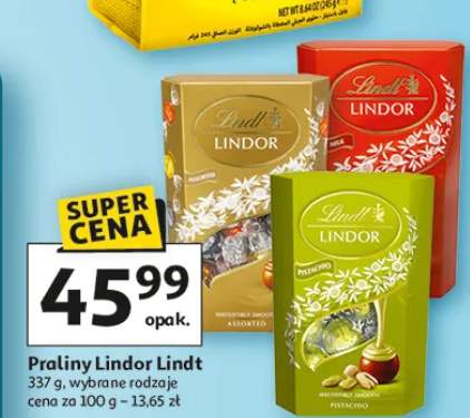 Praliny Lindor, wybrane rodzaje