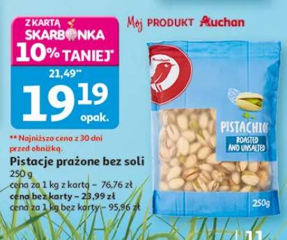 Pistacje prażone bez soli