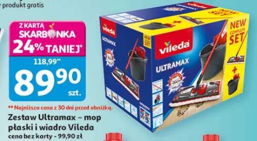 Zestaw Ultramax – mop płaski i wiadro