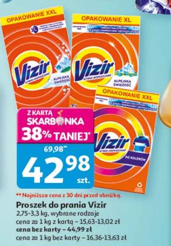 Proszek do prania Vizir, 2,75-3,3 kg, wybrane rodzaje