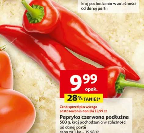 Papryka czerwona podłużna