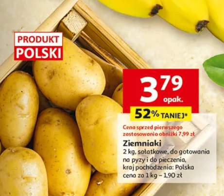 Ziemniaki salatkowe do gotowania na pyzy i do pieczenia