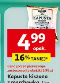 Kapusta kiszona z marchewką