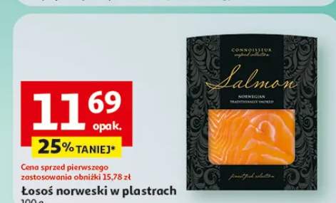 Łosoś norweski w plastrach