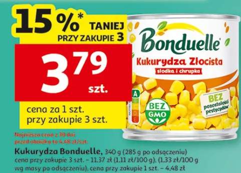 Kukurydza Bonduelle Złocista słodka i chrupiąca