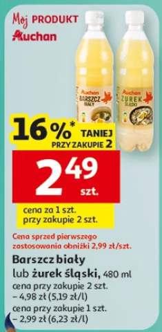 Barszcz biały lub żurek śląski