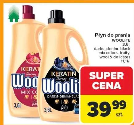 Płyn do prania Woolite darks, denim, black