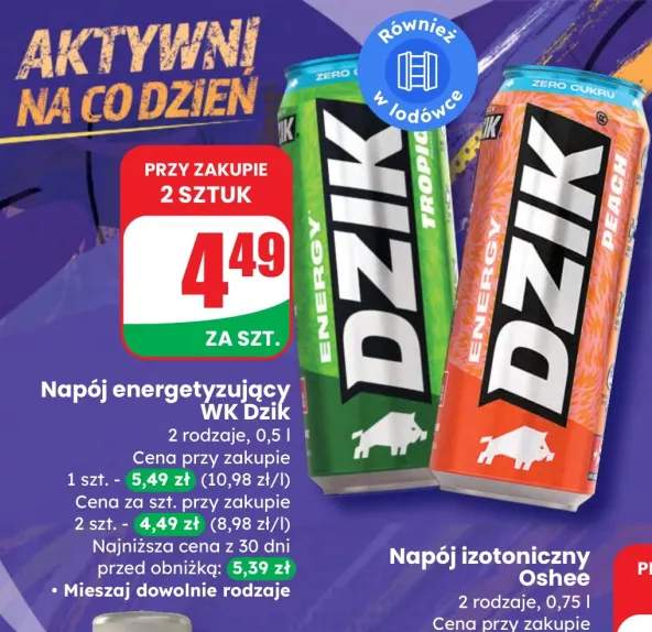 Napój energetyzujący Dzik