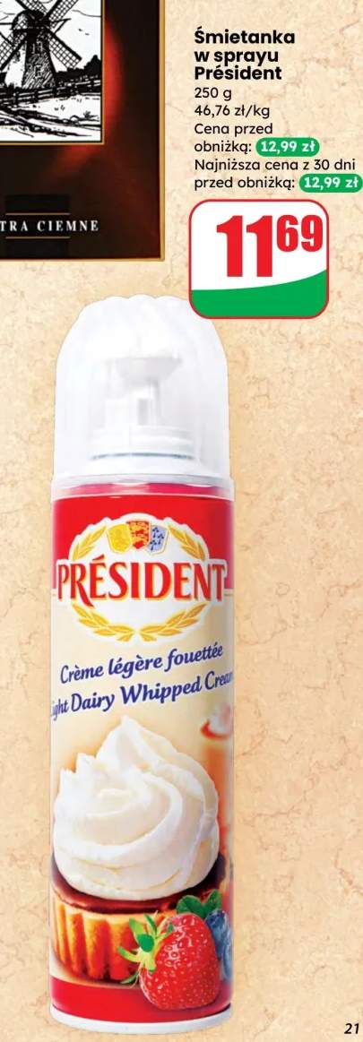 Śmietanka w sprayu