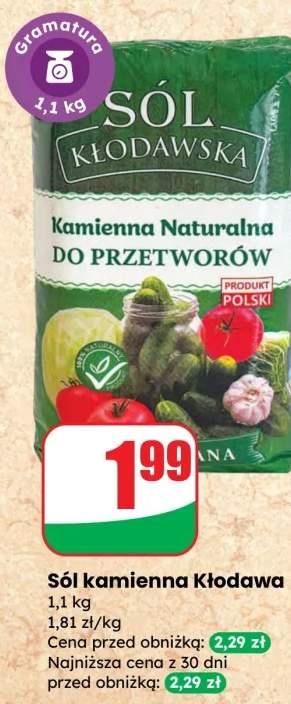 Sól kamienna naturalna do przetworów