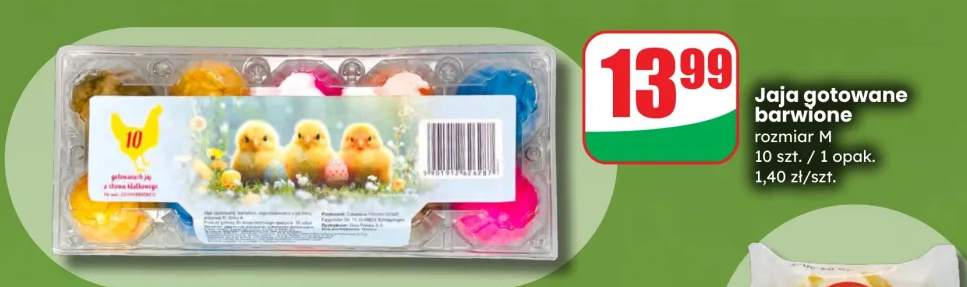 Jaja gotowane barwione rozmiar M