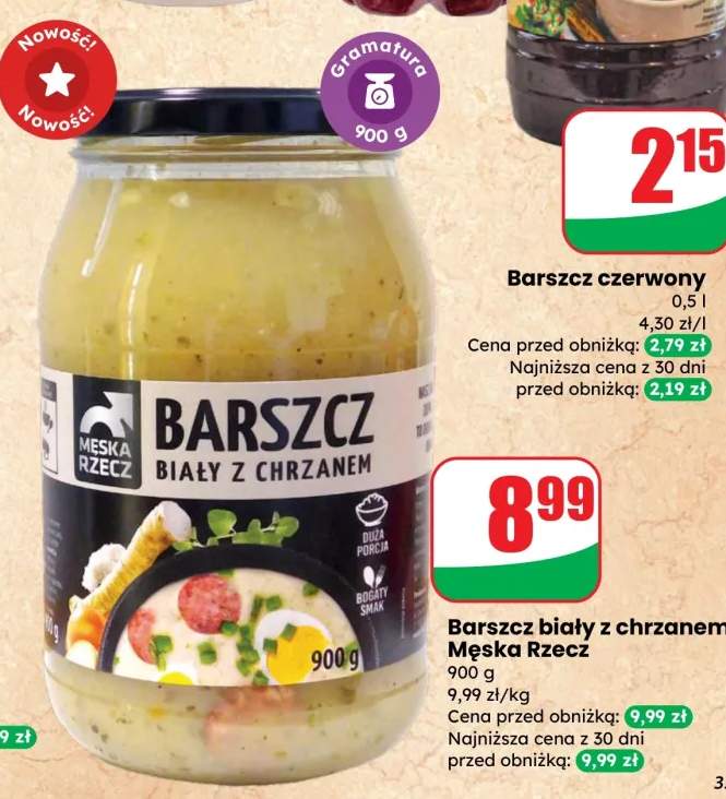 Barszcz biały z chrzanem