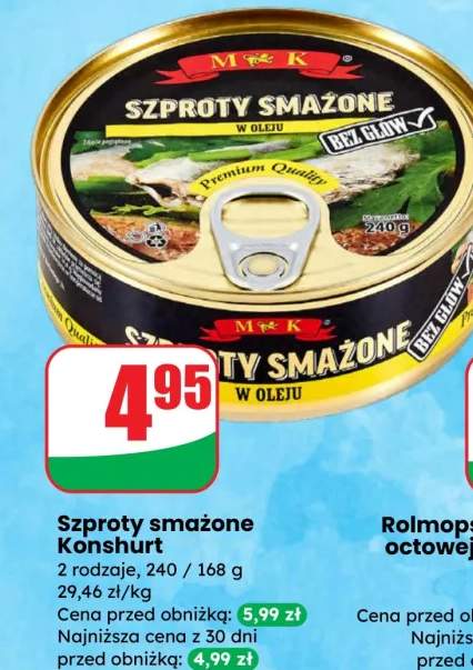 Szproty smażone w oleju