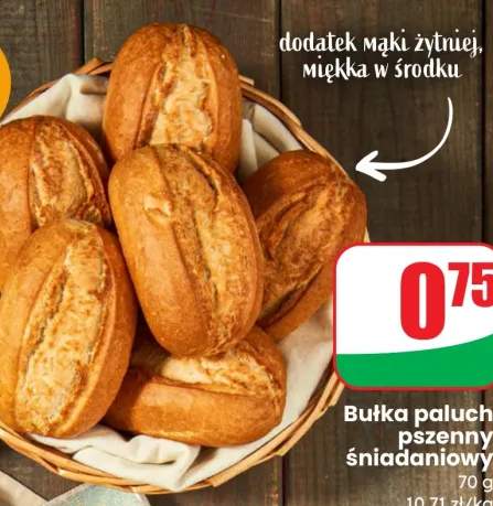 Bułka paluch pszenny śniadaniowy