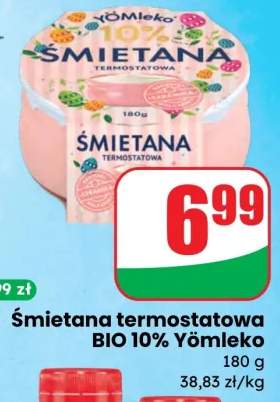 Śmietana termostatowa BIO 10% Yómilk
