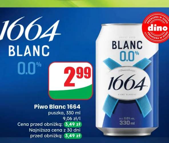 Piwo Blanc 1664 puszka