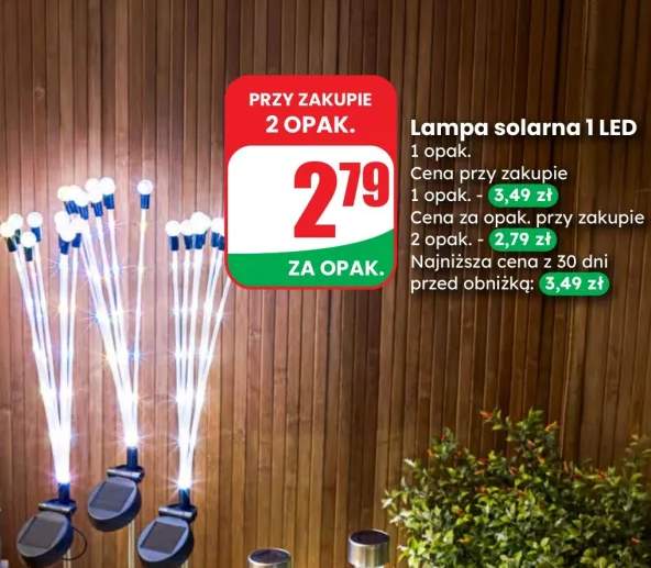 Lampa solarna 1 LED