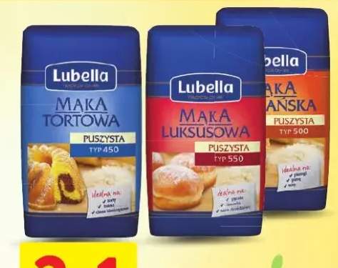 Mąka wybrane rodzaje