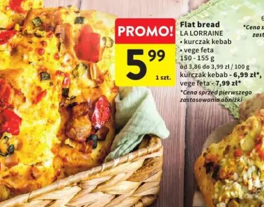 Flat bread kurczak kebab