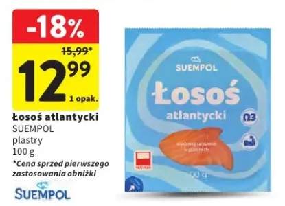 Łosoś atlantycki plastry