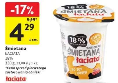 Śmietana 18%