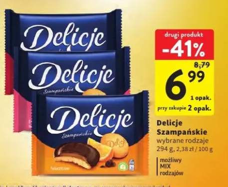 Ciastka szampańskie wybrane rodzaje