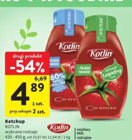 Ketchup Klasyczny Pomidor, z Polskich Pomidorów, Ketchup Łagodny