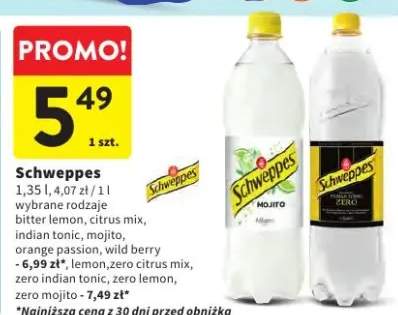 Napój niegazowany Schweppes mojito