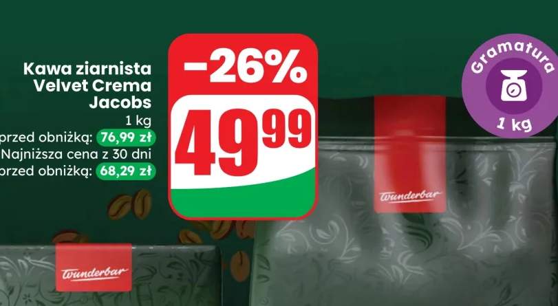 Kawa ziarnista Velvet Crema