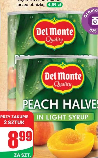 Brzoskwinie połówki