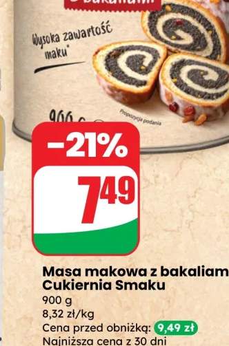 Masa makowa z bakaliami