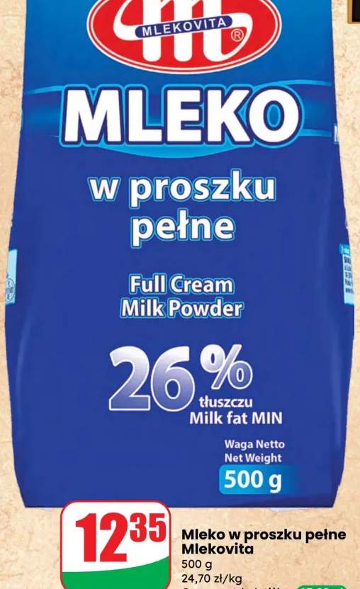 Mleko w proszku pełne