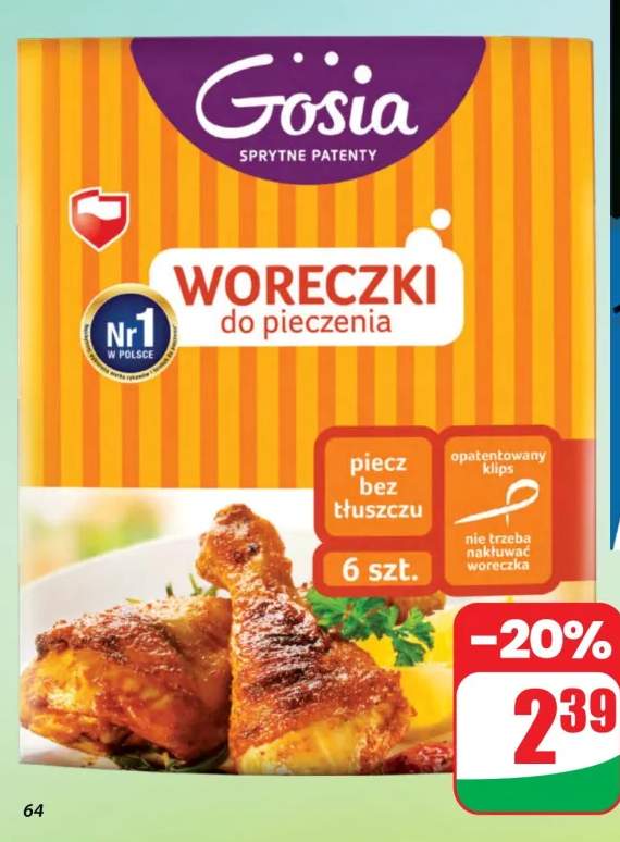 Woreczki do pieczenia z klipsami