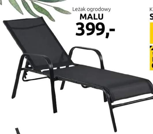leżak ogrodowy