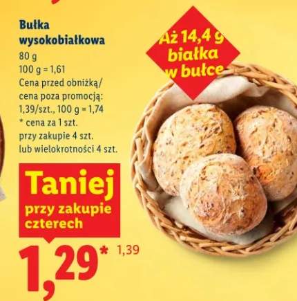 Bułka wysokobiałkowa