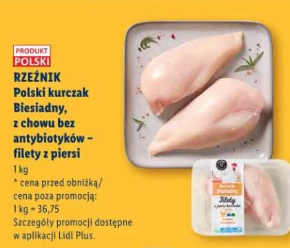 Polski kurczak Biesiadny, z chowu bez antybiotyków - filety z piersi
