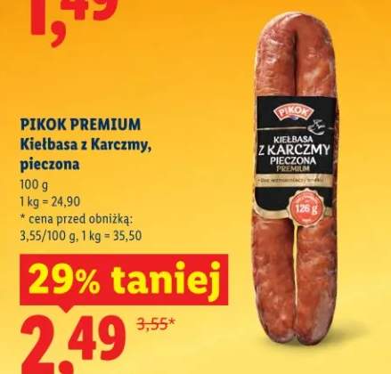 Kiełbasa z karczmy, pieczona