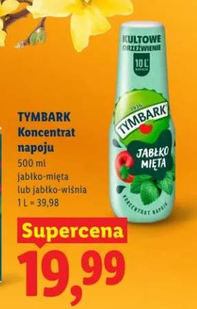 Koncentrat napoju jabłko-mięta lub jabłko-malina