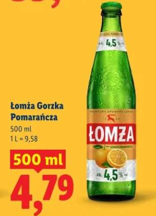 Piwo Łomża Gorzka Pomarańcza