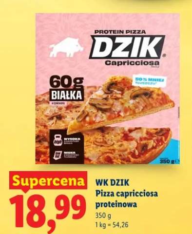 Pizza capricciosa proteinowa